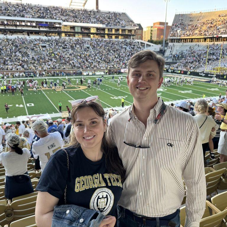 Kutsev is team Jackets & even has a @gatech.edu email she uses to access their cloud computing services for her imaging research at Emory and Veterans Affairs 🐝