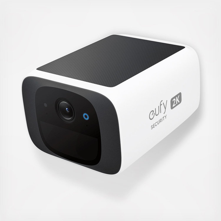 防犯カメラ eufy Solar Wall Light Cam 2K Eufy, SoloCam Solar Wireless Outdoor 2-Cam Security Kit | Zola