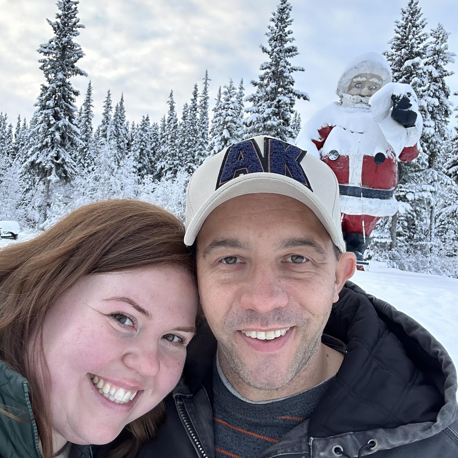 Had to visit the largest Santa in North Pole! 11.26.2024