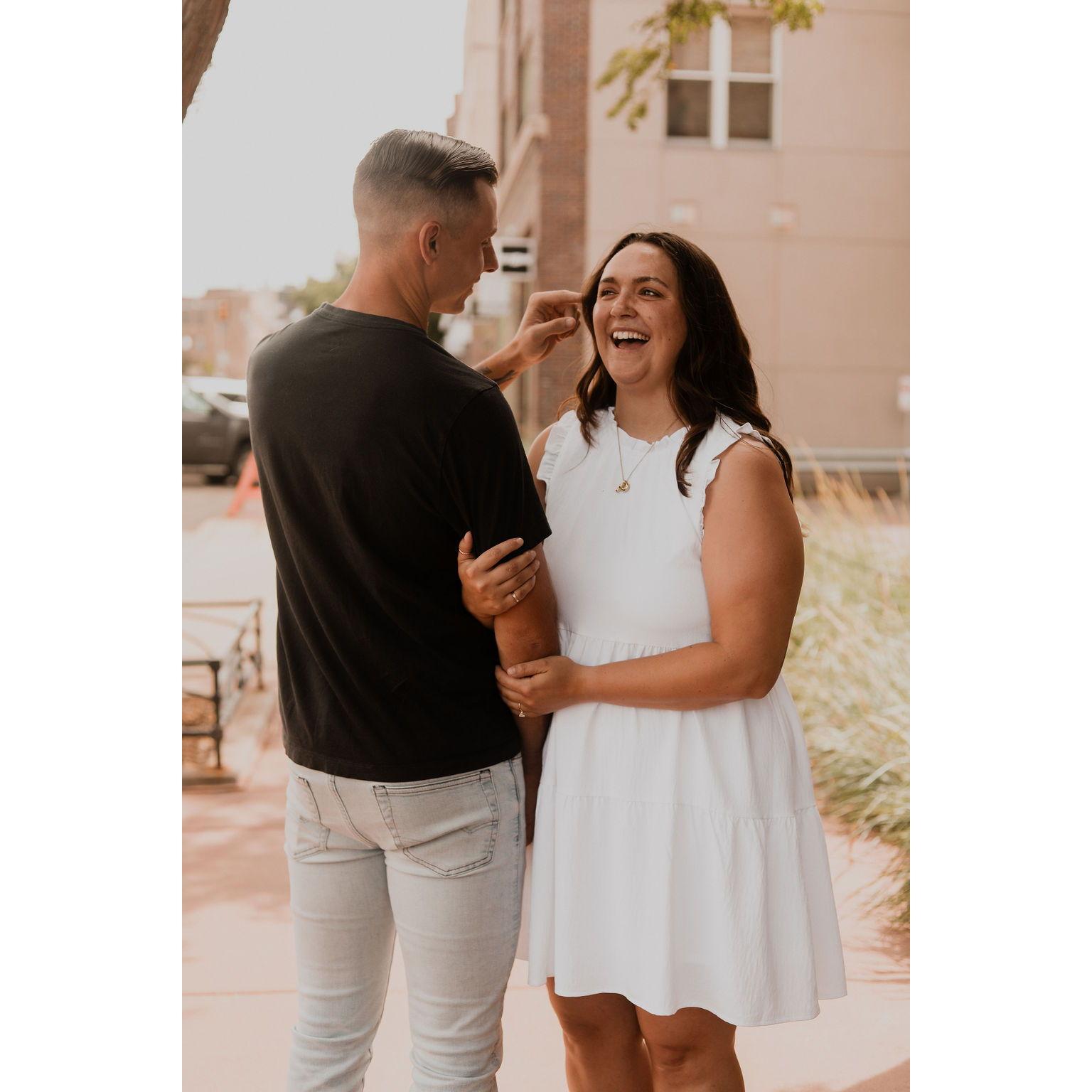 Engagement photos in July of 2024!