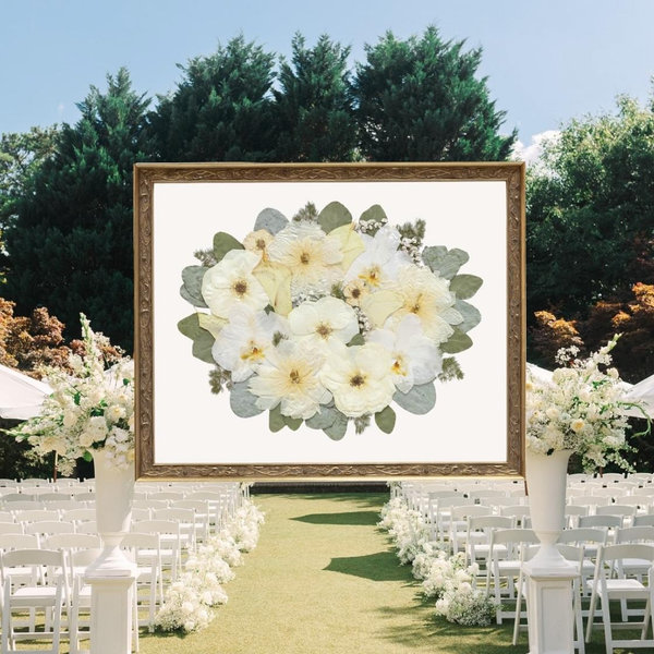 Wedding Flower Preservation - Custom Art Keepsake