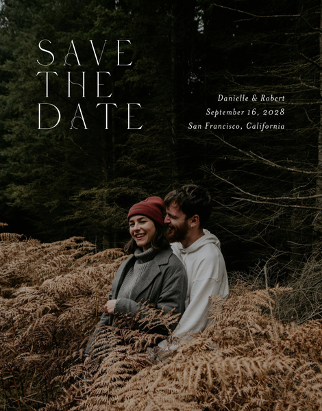Copan Photo | White | Zola Save The Dates