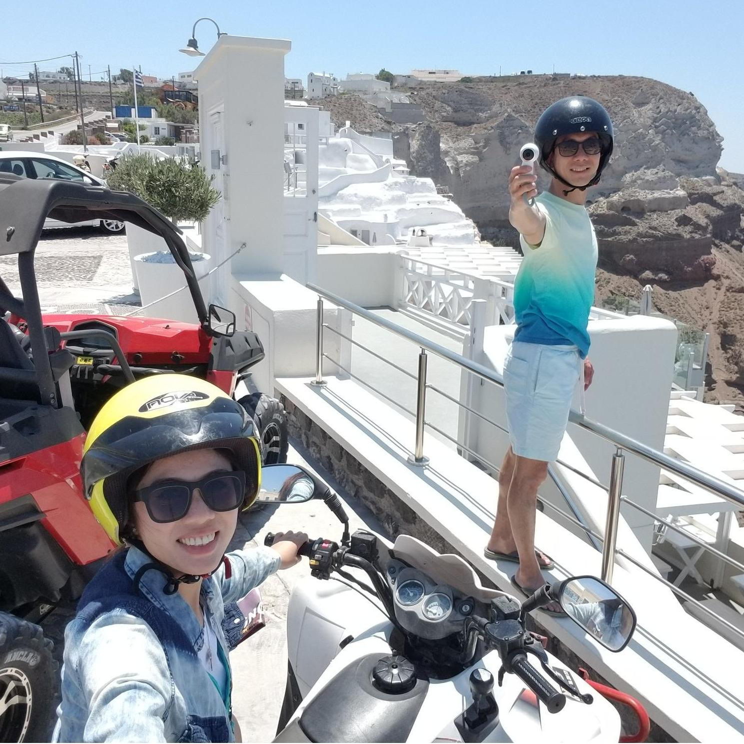 ATV Ride, Santorini