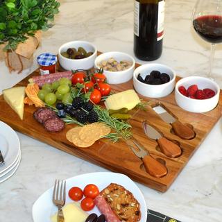 8-Piece Engraved Charcuterie Board & Tool Set
