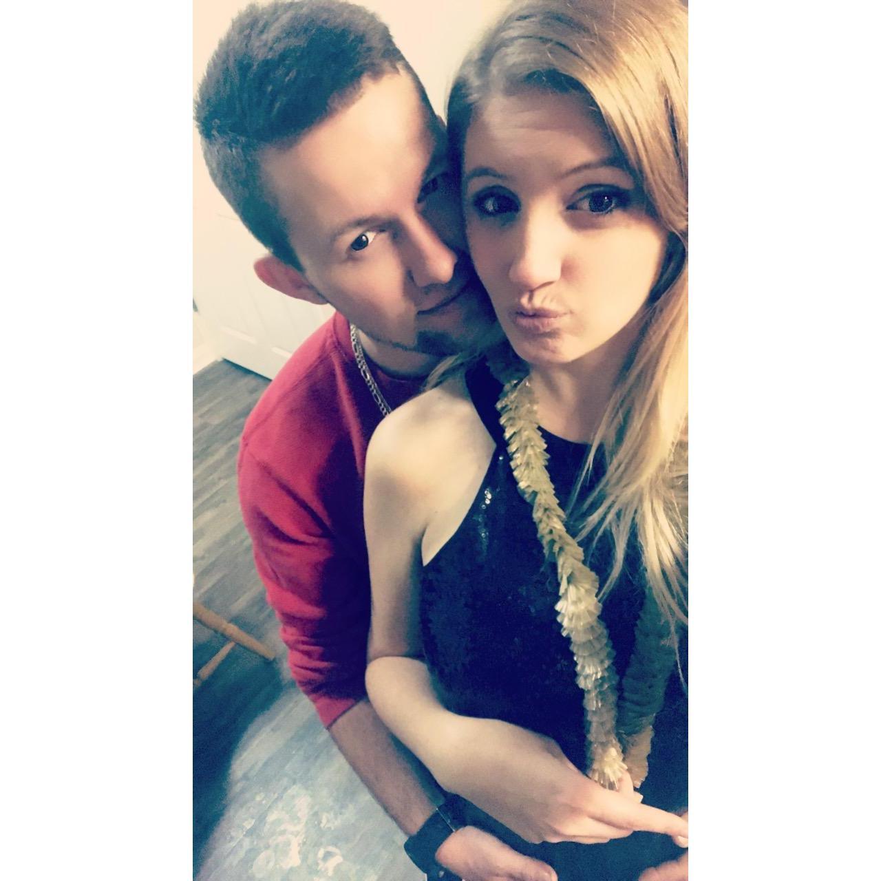 Our first picture taken together! NYE 2018