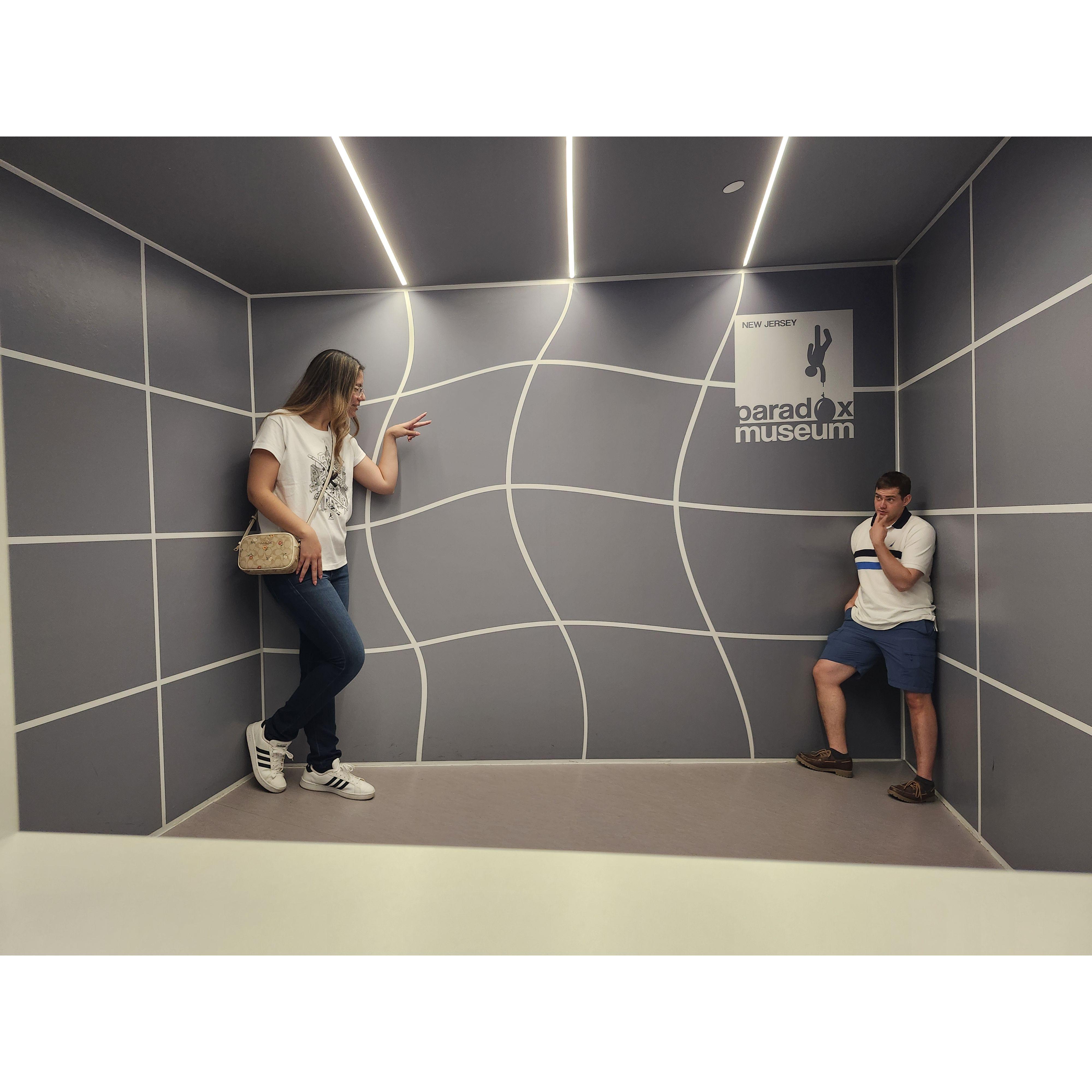 The only time I can say I'm taller than him