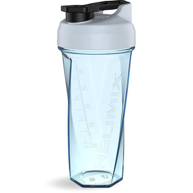 HELIMIX 2.0 Vortex Blender Shaker Bottle Holds upto 28oz | No Blending Ball or Whisk | USA Made | Portable Pre Workout Whey Protein Drink Shaker Cup | Mixes Cocktails Smoothies Shakes | Top Rack Safe