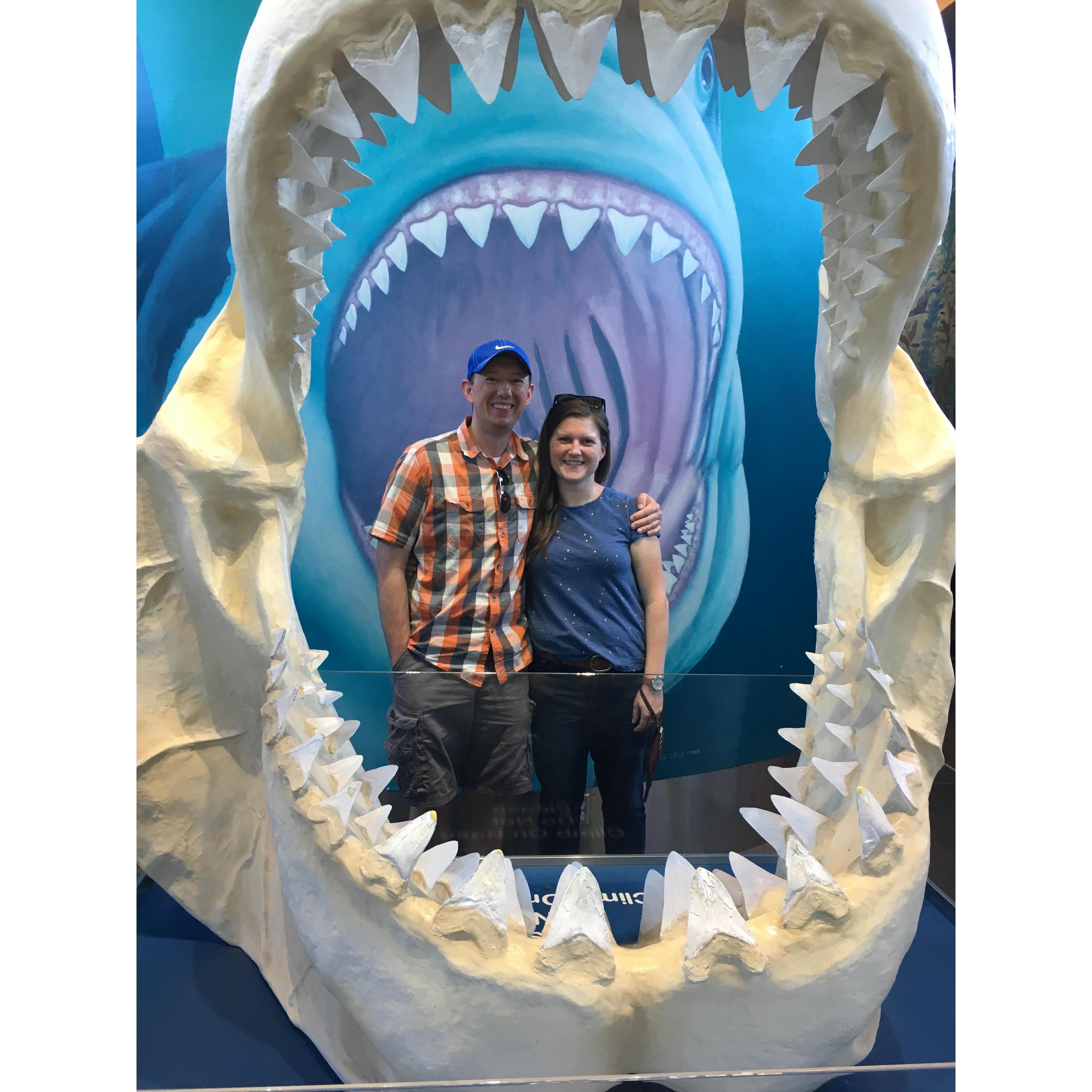 At the aquarium in Newport, OR