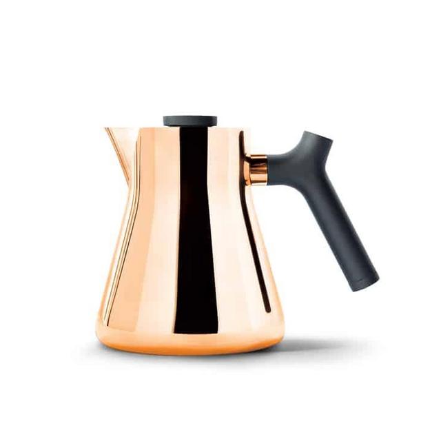 Raven Stovetop Kettle + Tea Steeper in Matte Black