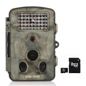 Crenova 12MP 1080P HD Game & Trail Hunting Camera Night Vision up to 65ft with 42pcs 940nm IR LEDs and 120 Wide Angle, 2.4" LCD Display,0.6s Trigger Time Game Camera