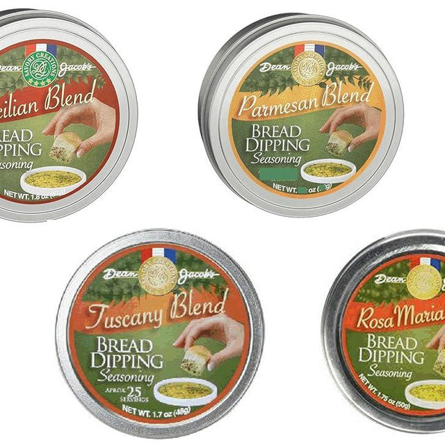 Dean Jacob's Bread Dipping Collection ~ Set of 4 Tins