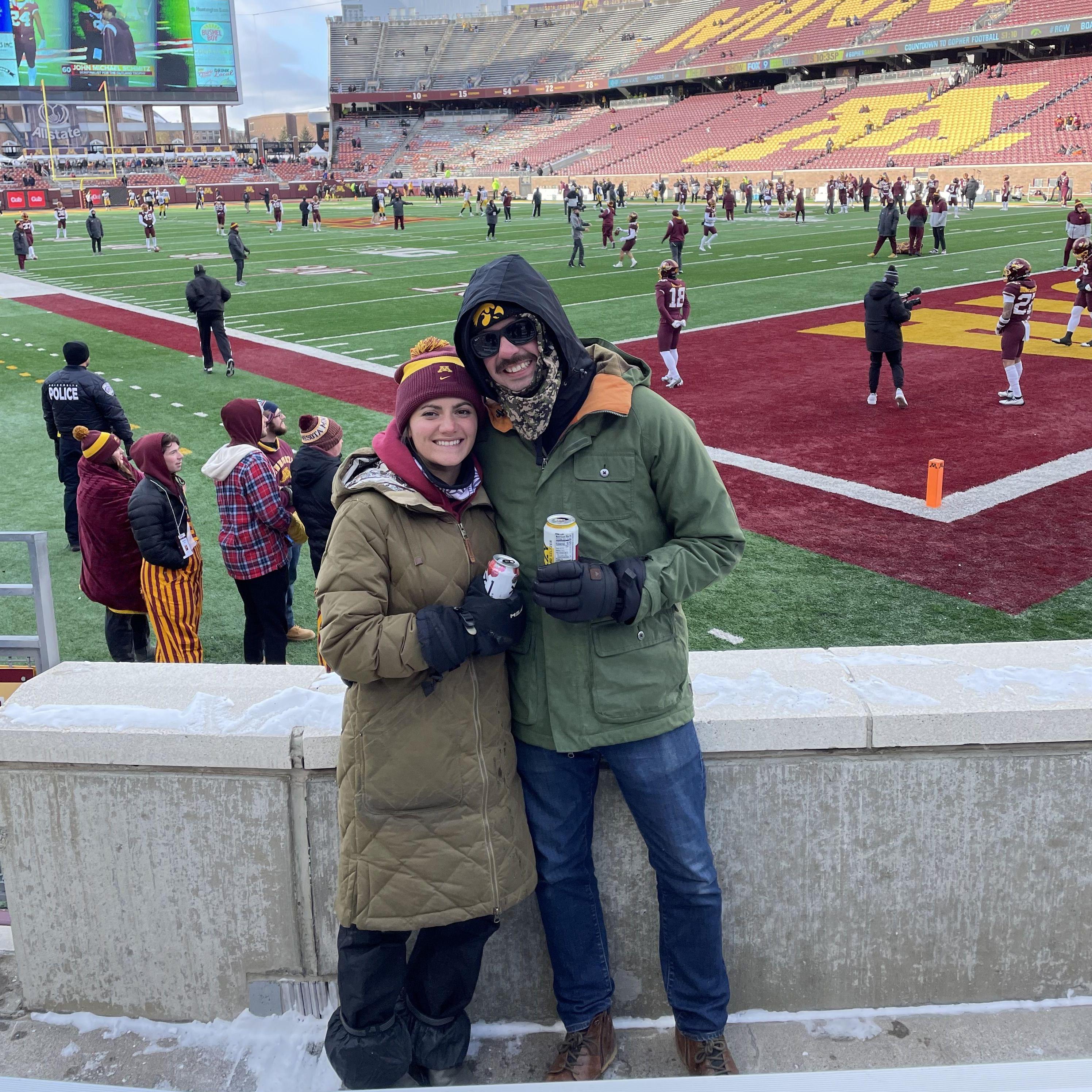 Iowa/Minnesota rivalry!