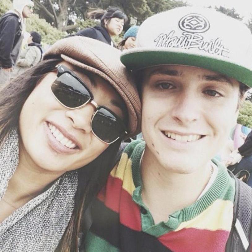 Our very first picture together - Outside Lands 2013