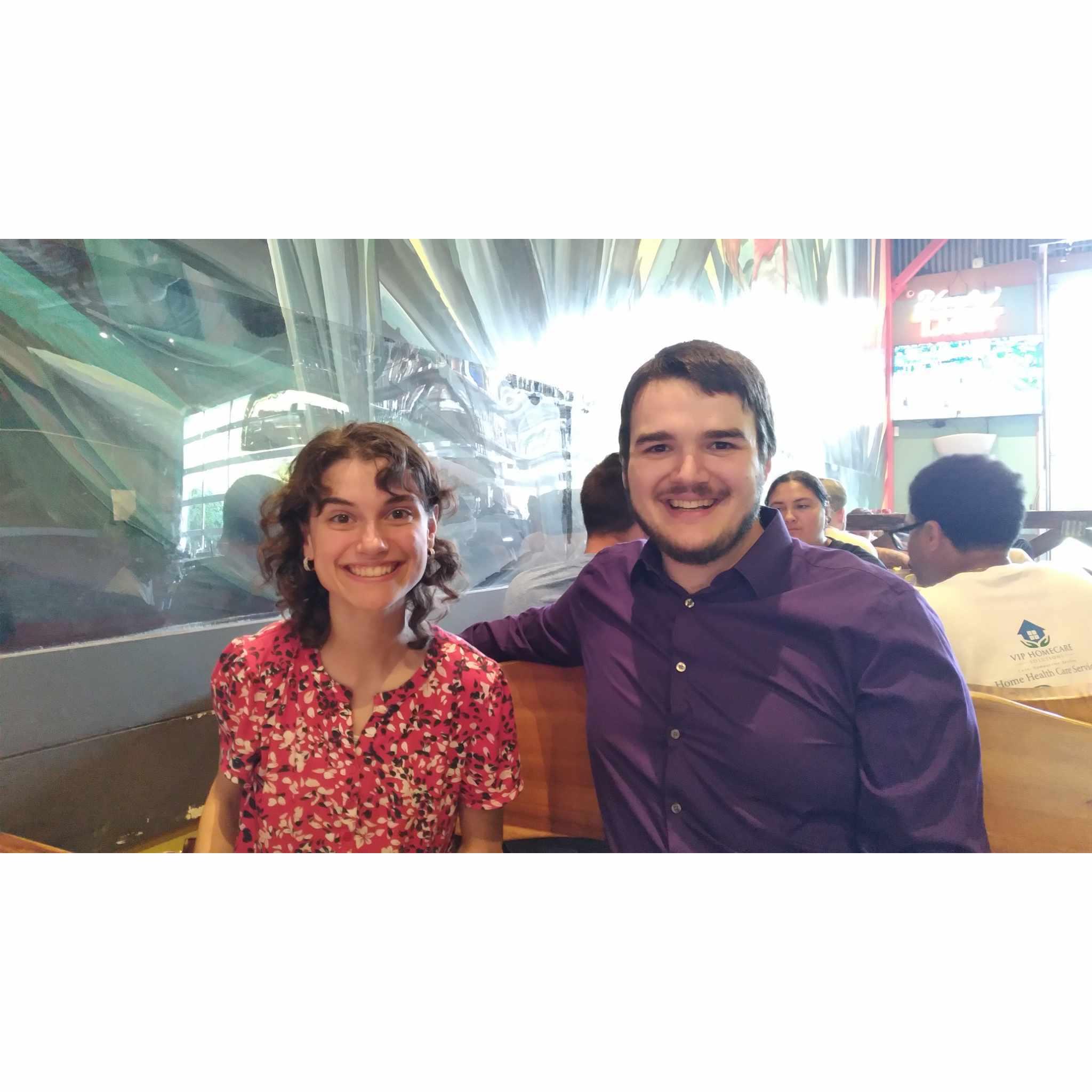 The day we officially became "boyfriend" and "girlfriend"