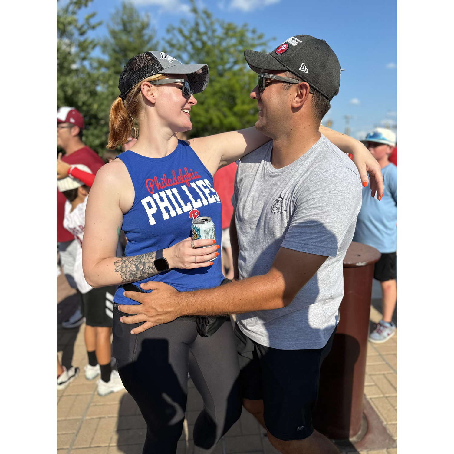 Tailgating before a Phillies game