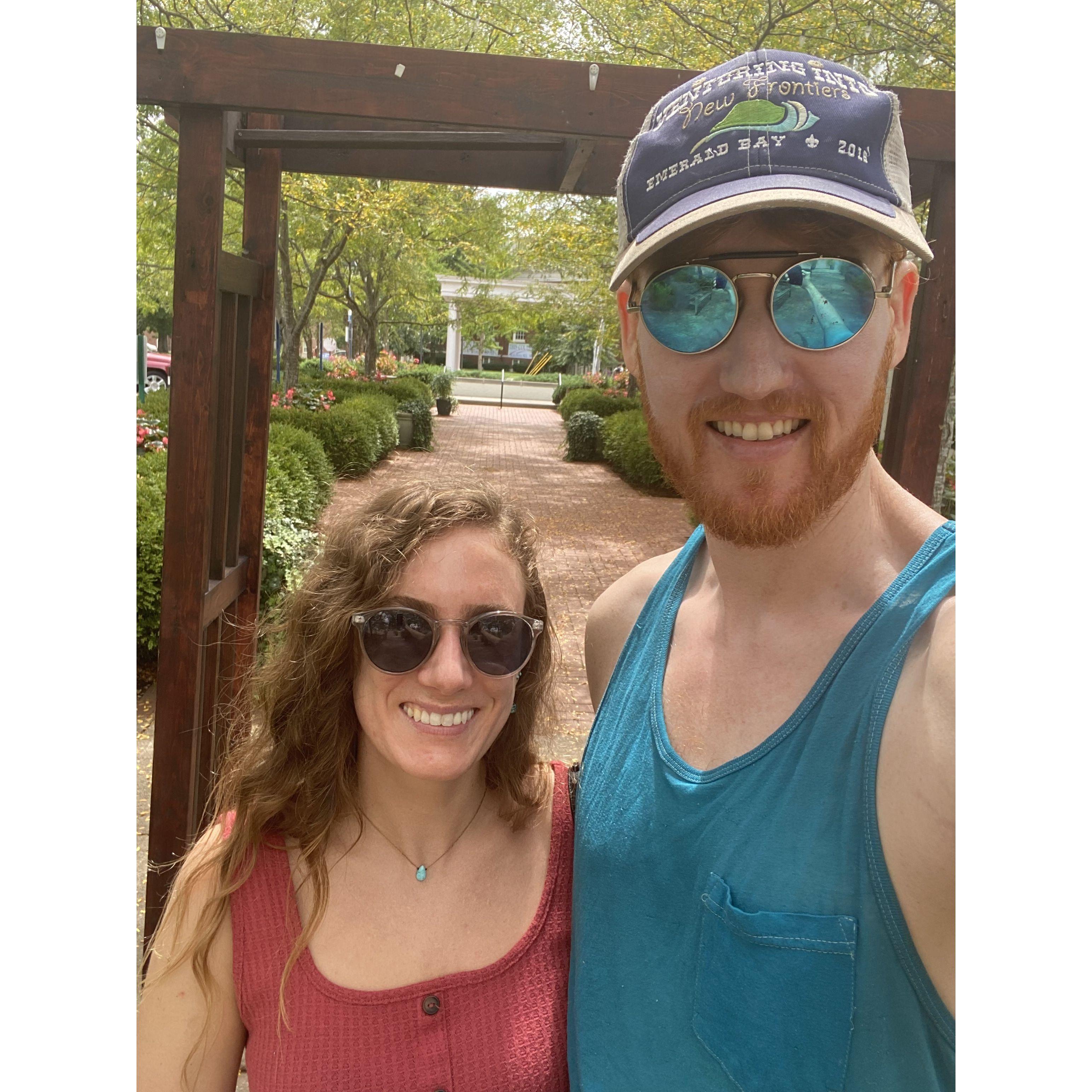 Our first trip to Kentucky together.