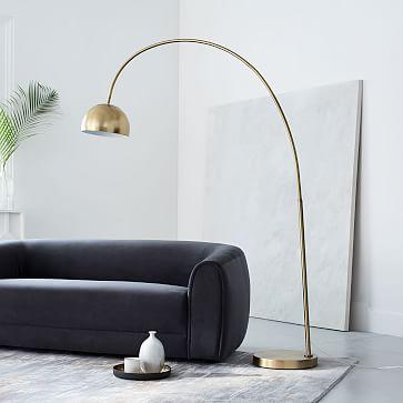 West Elm Overarching Metal Shade Floor Lamp