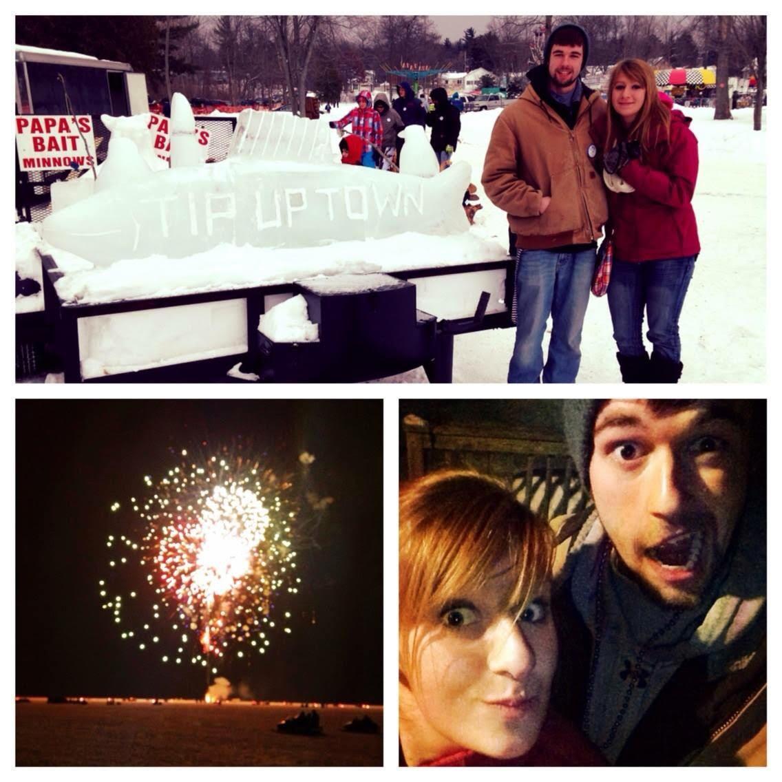 This was out second date and first time Brandon came to my home town for a winter festival, and the next day Brandon asked if he could 'take me off the market'