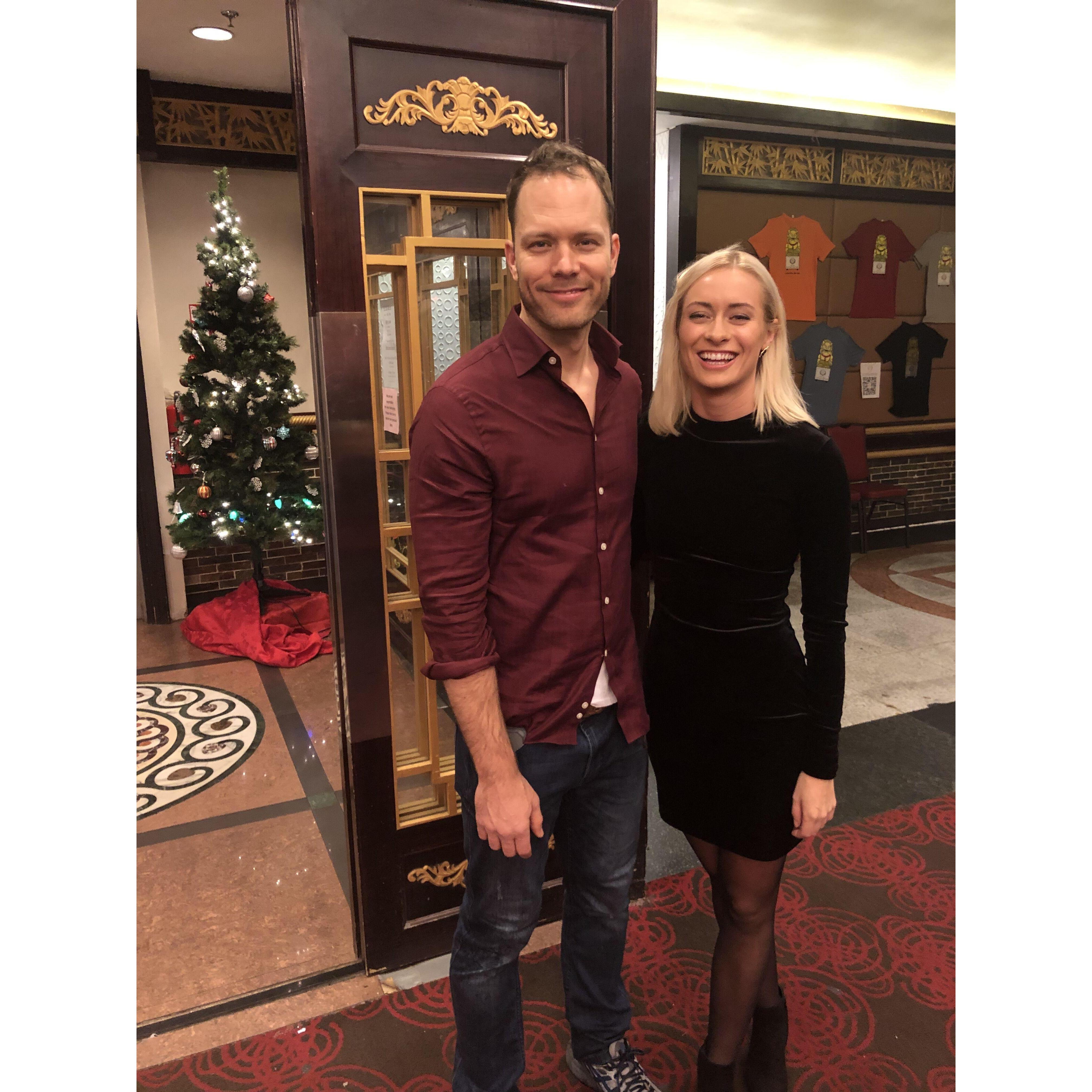 Christmas party with Amoraco Catering