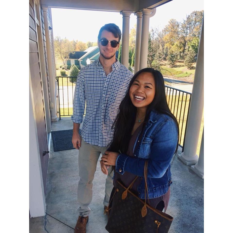 Our first "Christmas" together. We didn't get to actually spend it this one together | 2017