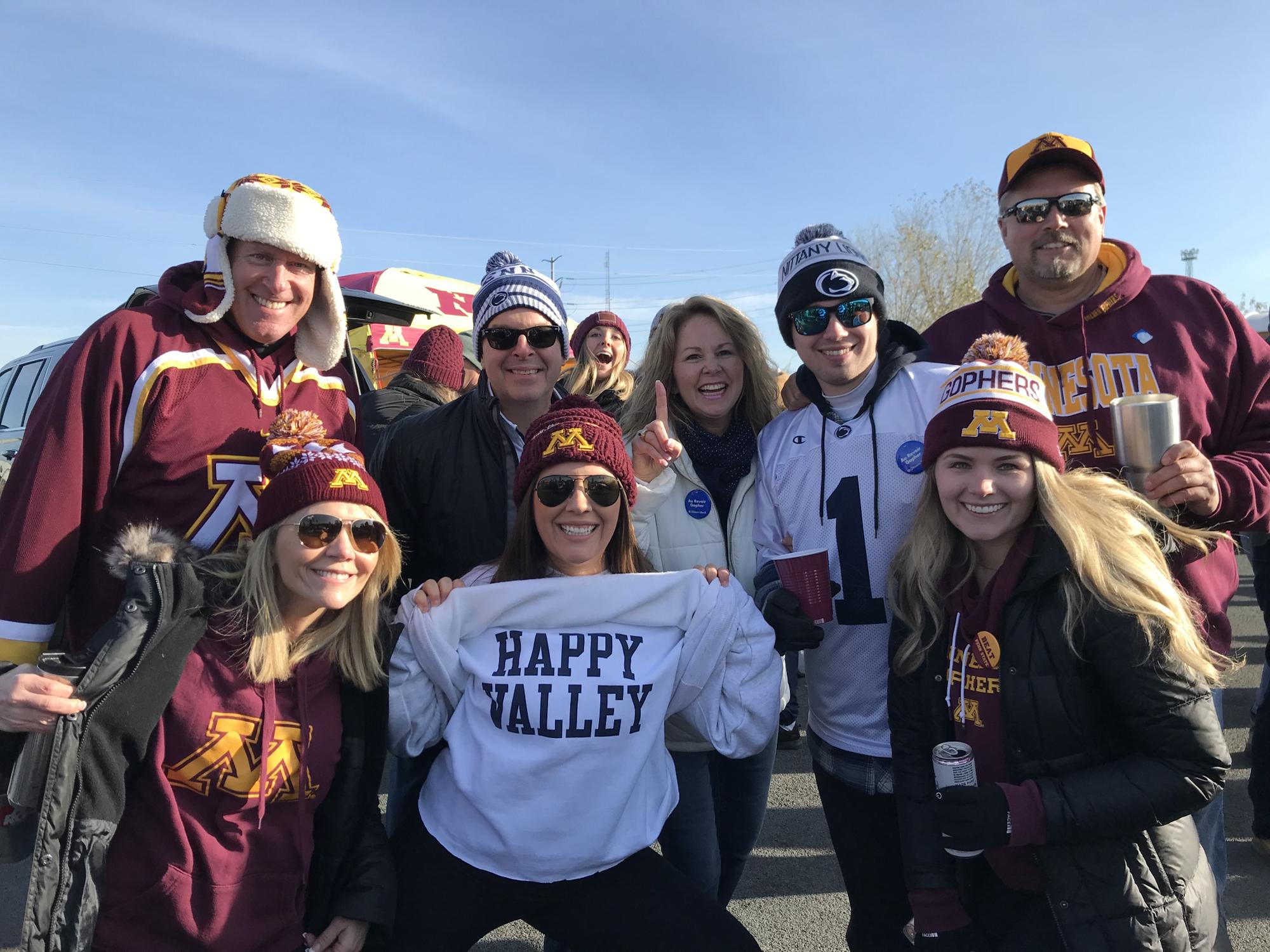 November 9, 2019 - MN vs Penn State football game (the gophers won! Sorry Matt)