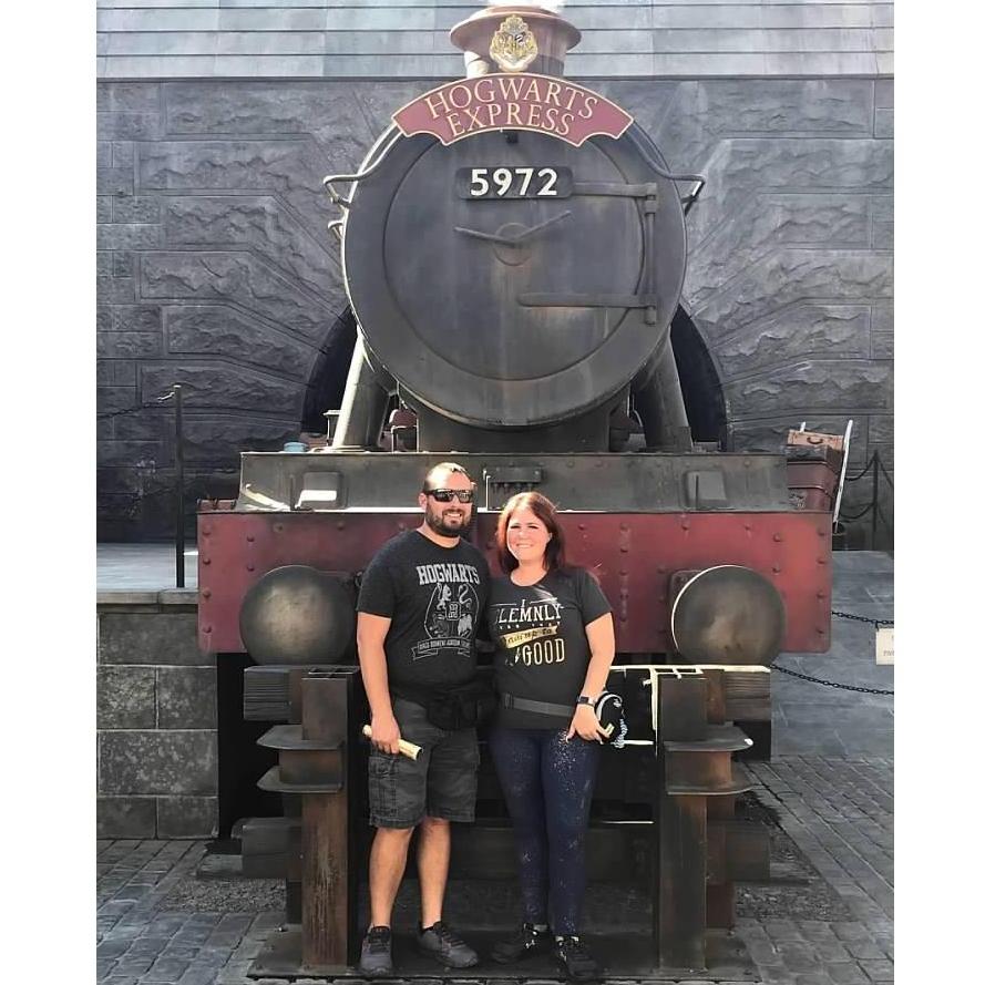 Did I mention that we are both HUGE Harry Potter fans?!?!
