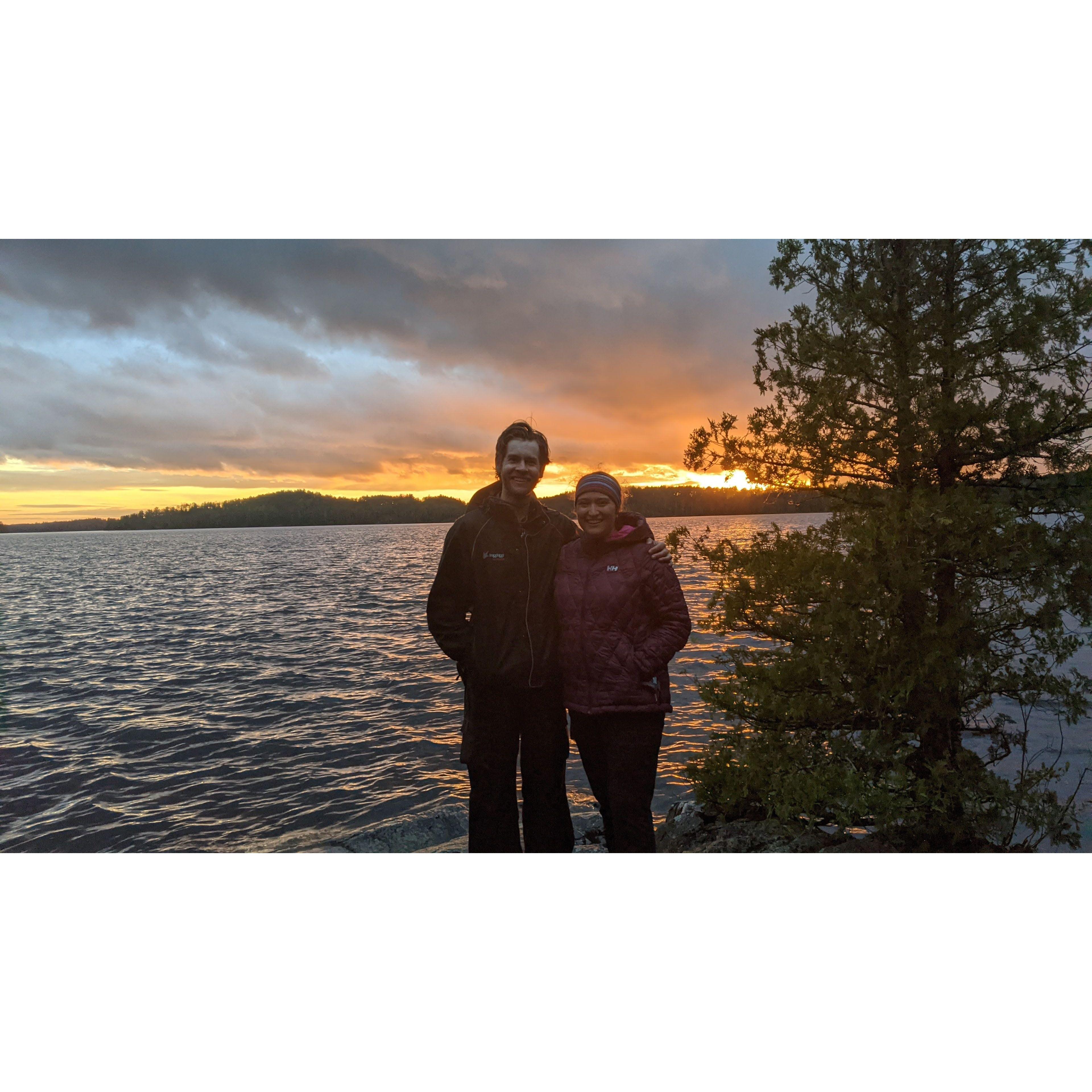 A day we were happy to survive in the BWCA.