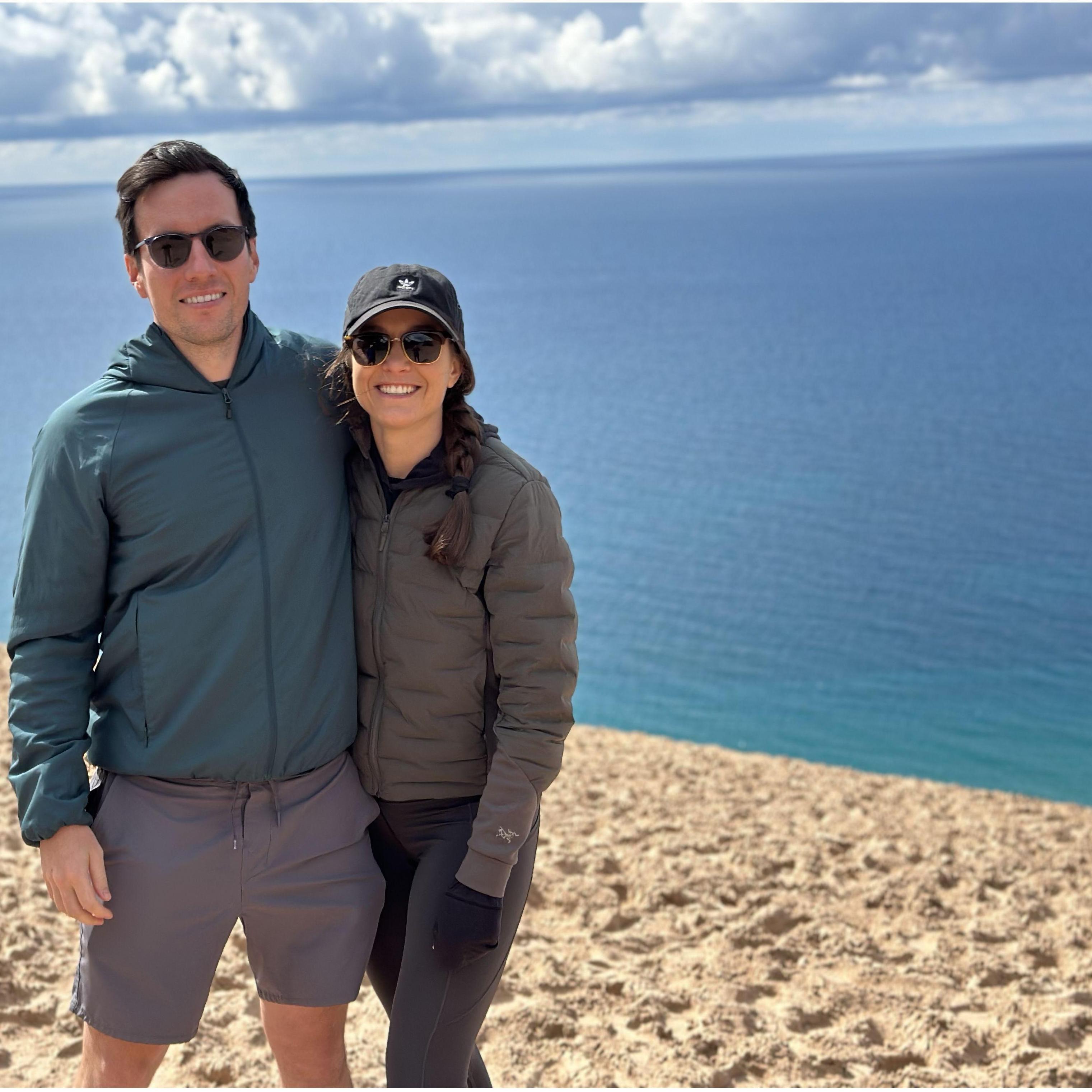 Sleeping bear sand dunes - part of the Michigan propoganda tour for Charlie