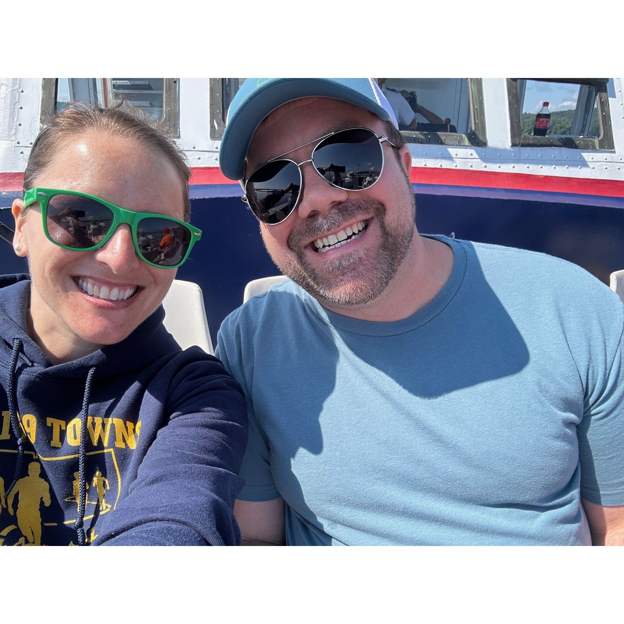 Delivering mail on Lake Winnepesaukee!