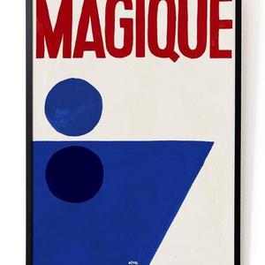 A splash of Magique art print