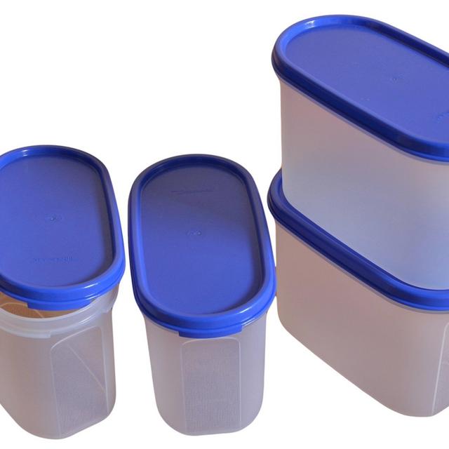 Tupperware Modular Mates Oval 2, 4-Pieces