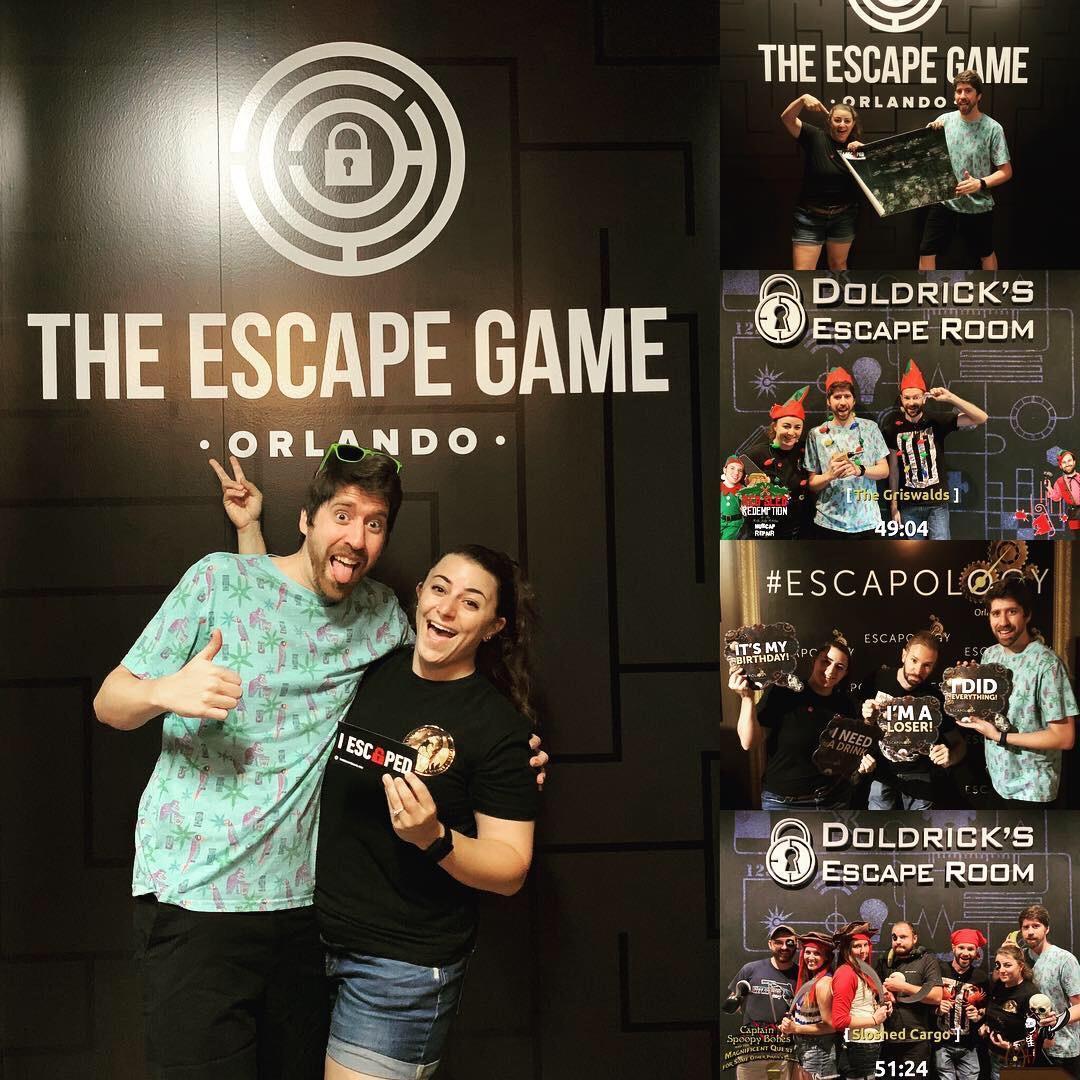 At this point, we've accomplished just about 50 escape rooms. So far we've only lost one!