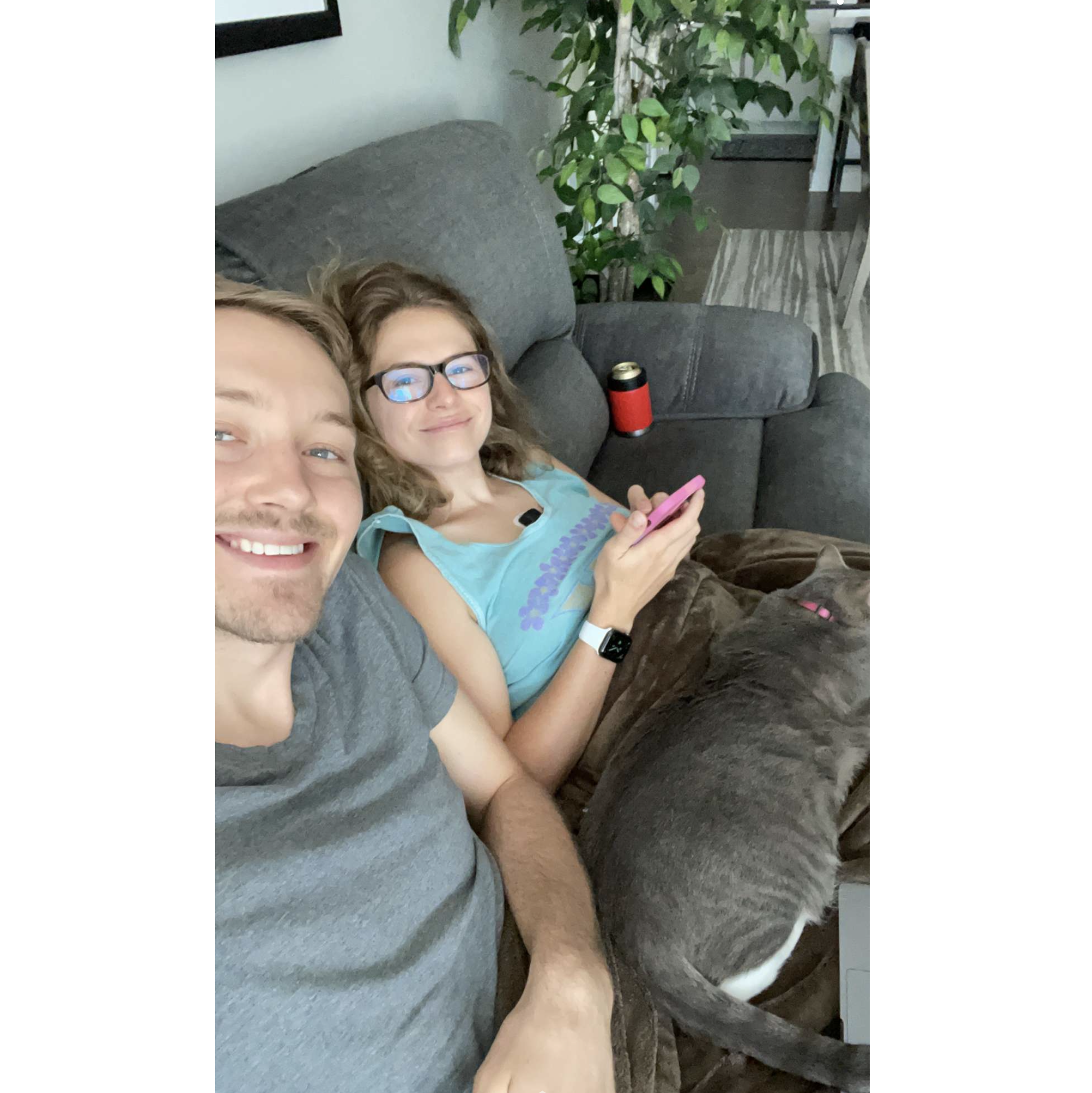 How the couple can be seen most days in Columbus.