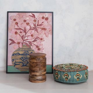 Bucolic Elegance Floral Vase Wall Decor