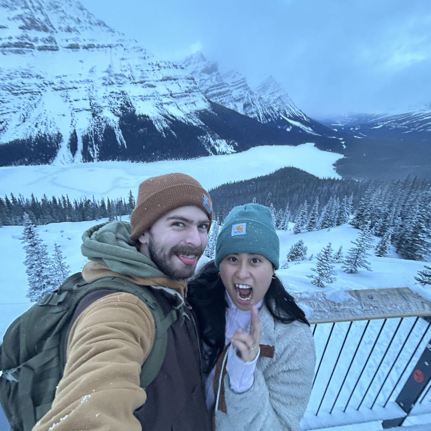 Peyto Lake lookout!
