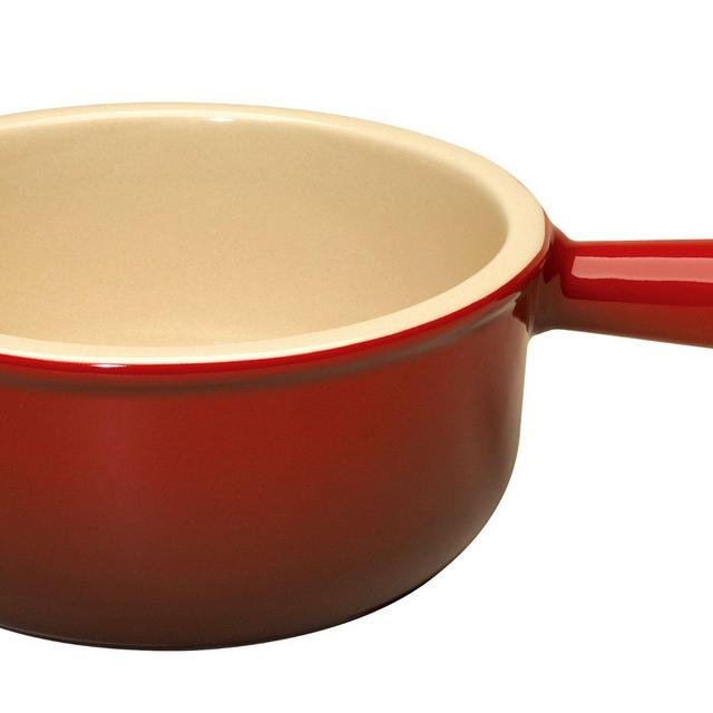 Le Creuset Stoneware 16-Ounce French Onion Soup Bowl, Cerise (Cherry Red)