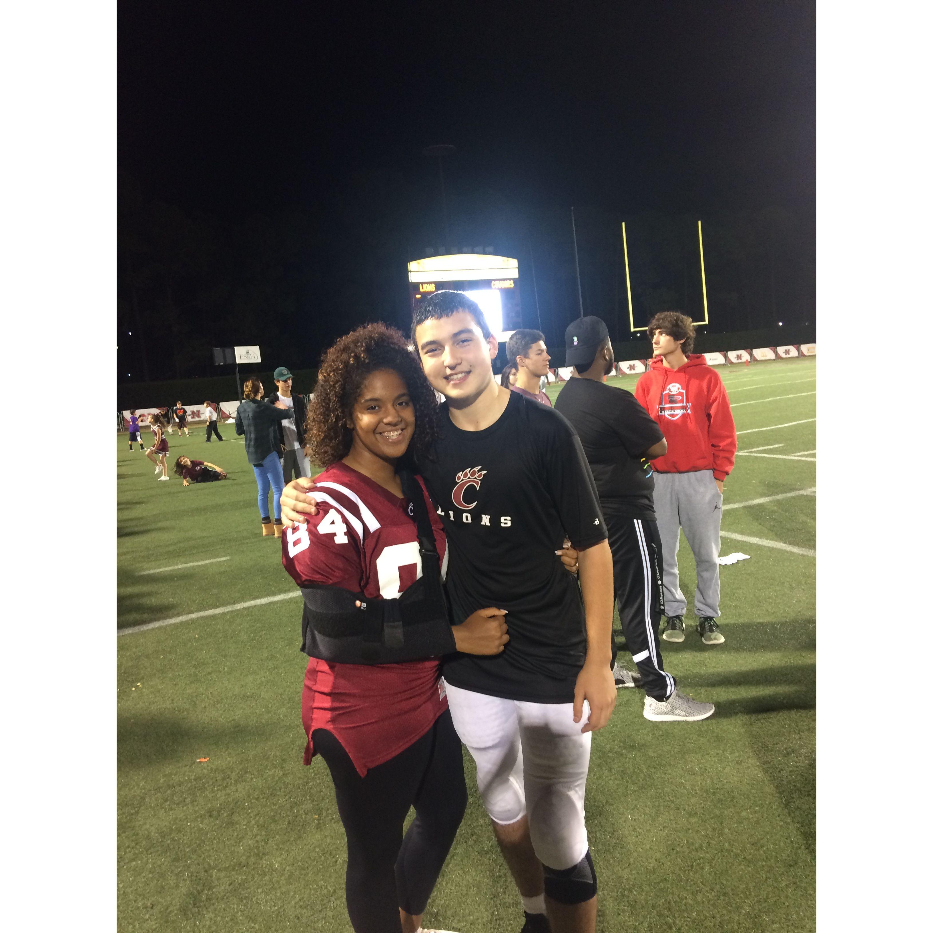 the first picture we ever took together