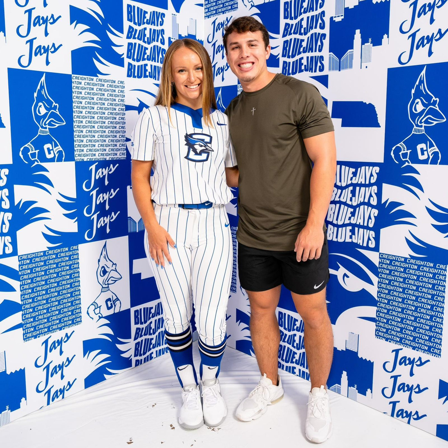 July 2024 - Logan went with Hannah to her visit at Creighton University in Nebraska, where she ended up playing during graduate school!