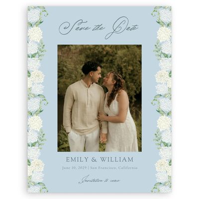 Baby Blue Wedding Digital Save the Date - Speranza Photo