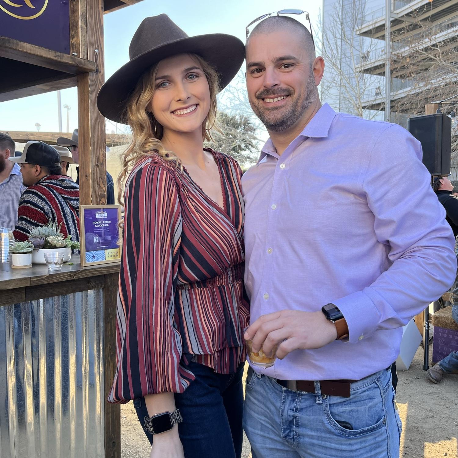 Jordan didn't realize how seriously Courtney took rodeo until he found himself going to 5+ concerts a year. He wasn't sold on a cowboy hat the first year (2022)
