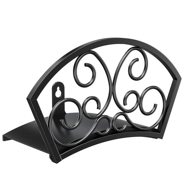 GOFORWILD Garden Hose Holder, Decorative Star Hose Butler Sturdy Water Hose Rack, Durable Wall Hose Hanger, Holds 125-Feet of 5/8-Inch Hose, Hose Reel, Made of Gauge Steel, 7019