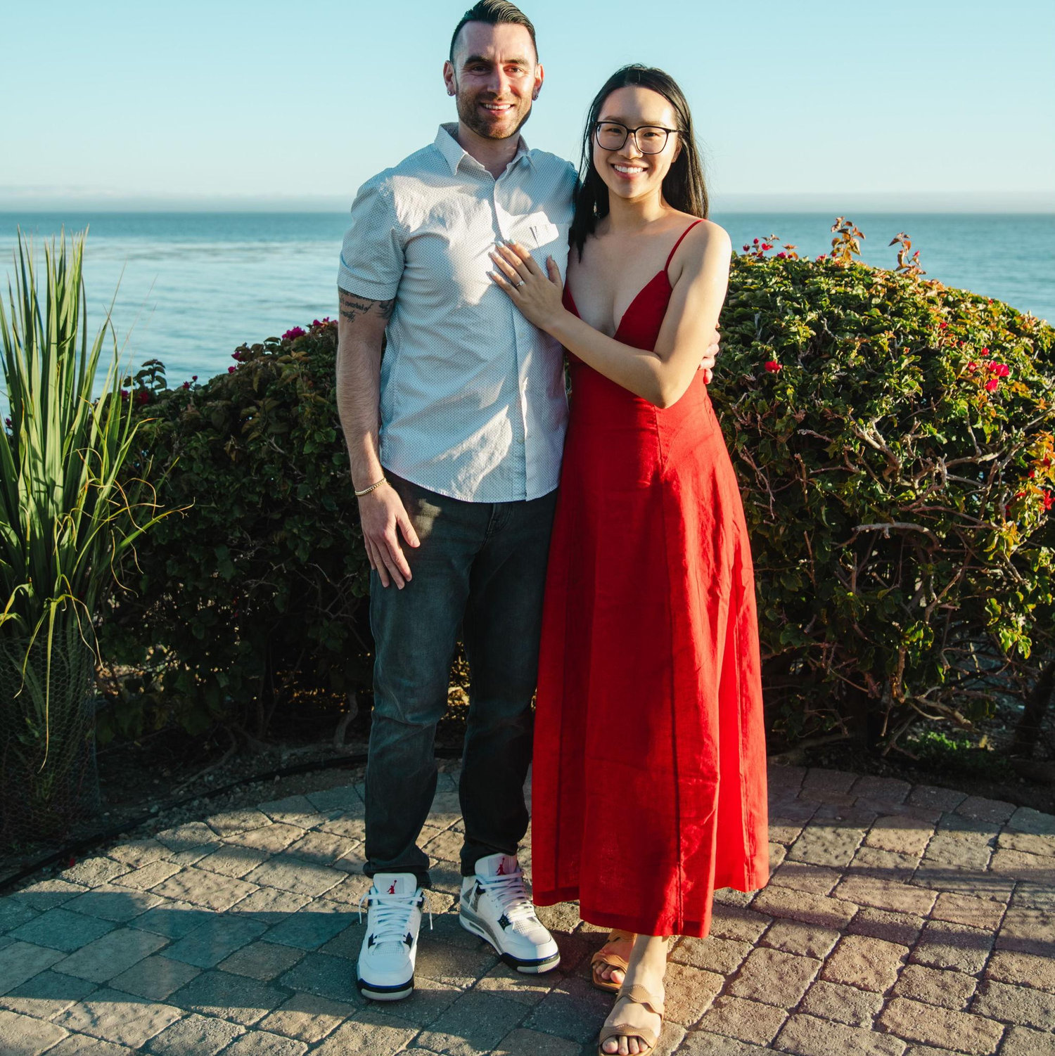 WE'RE ENGAGED!!!
Shell Beach, CA
