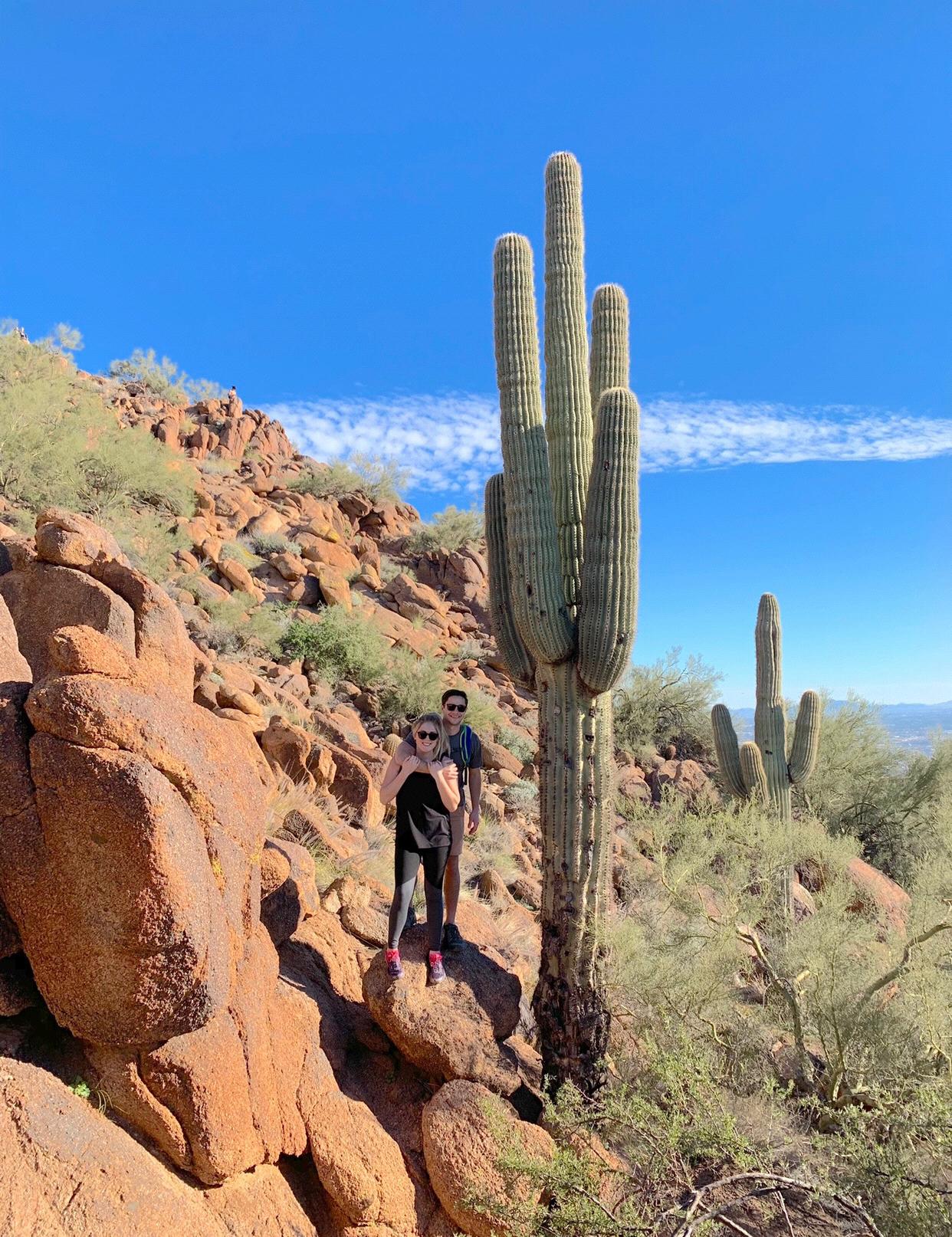 Hiking Camelback Mountain in AZ