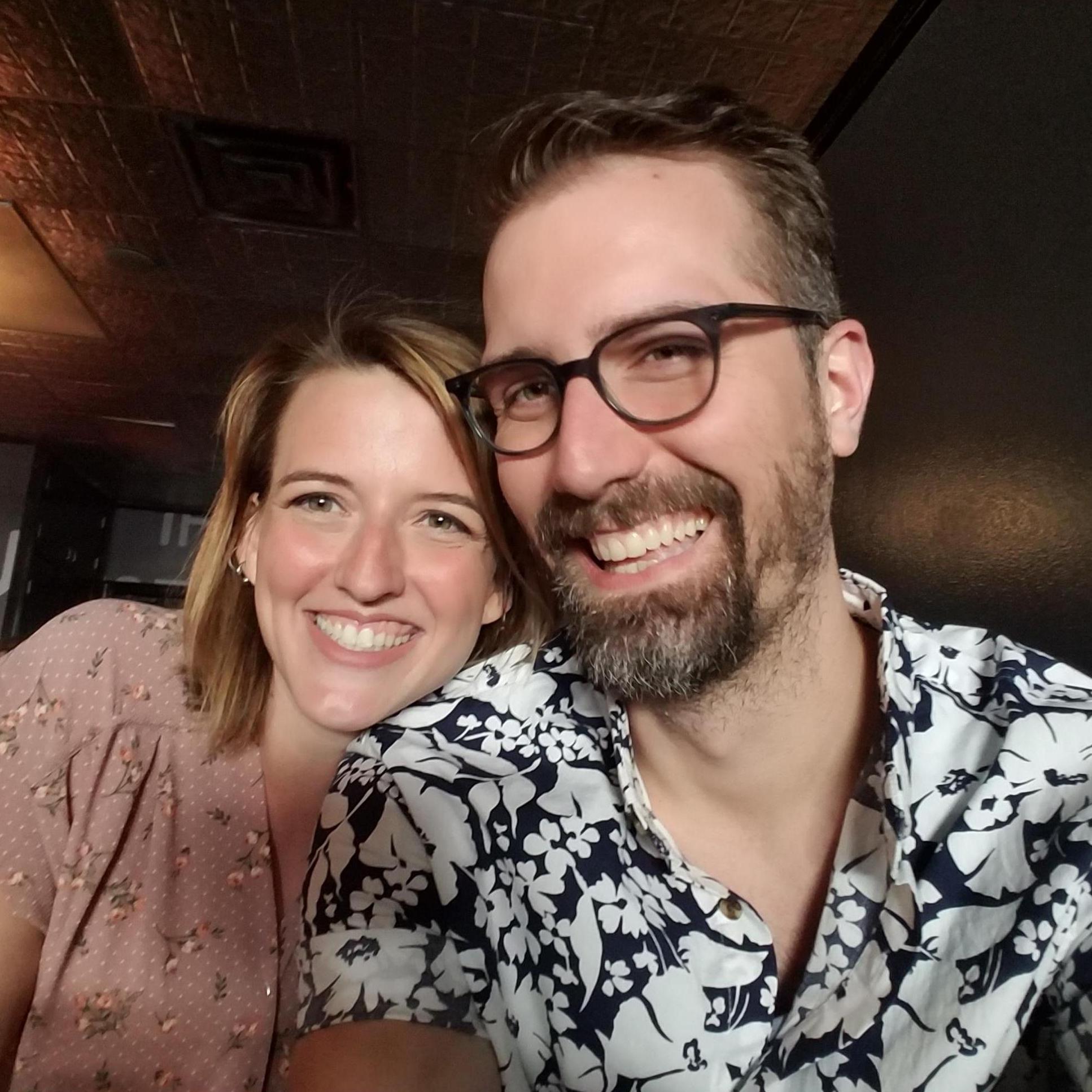 Celebrating Bryan's birthday at Poole's Diner.