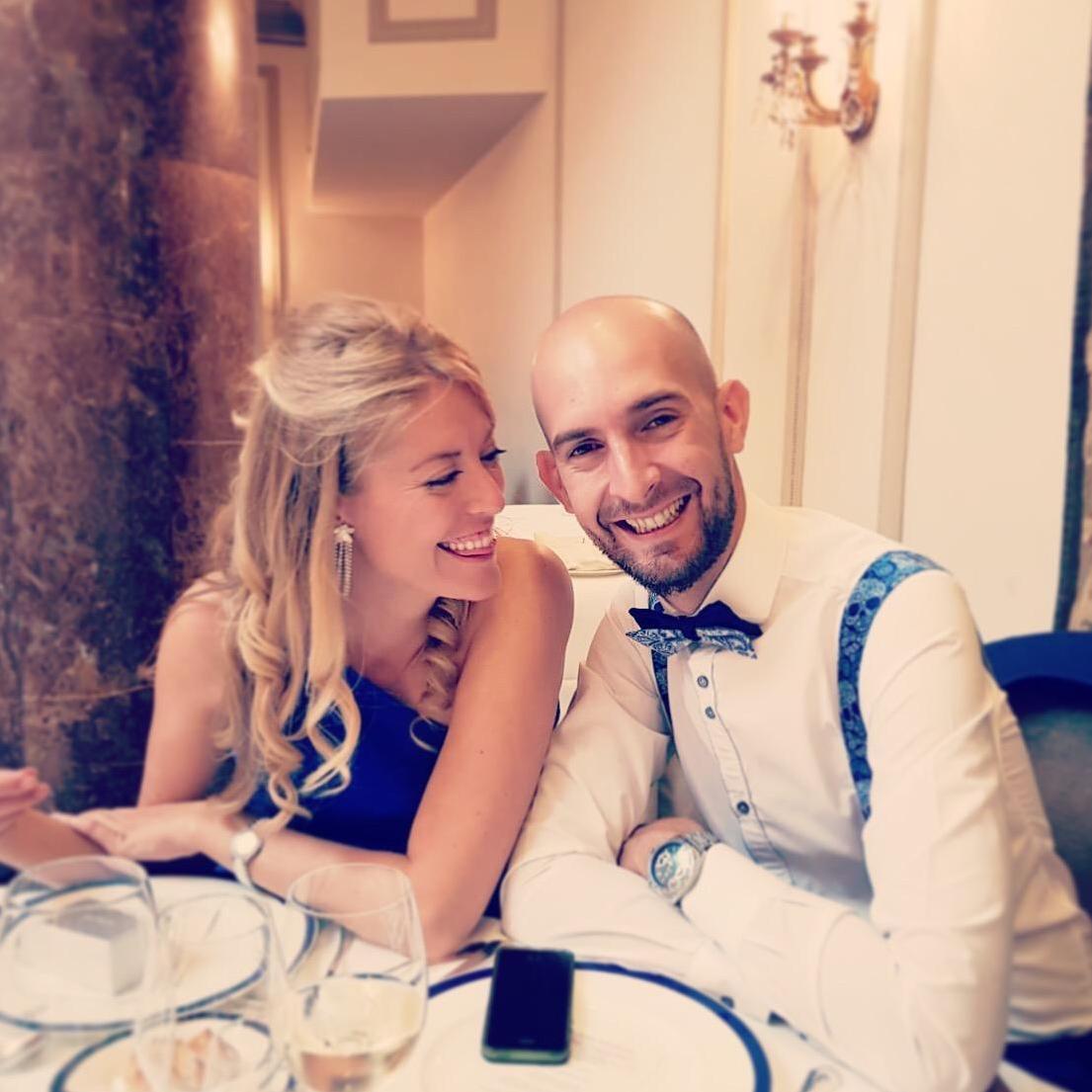 Our first wedding together as a couple!