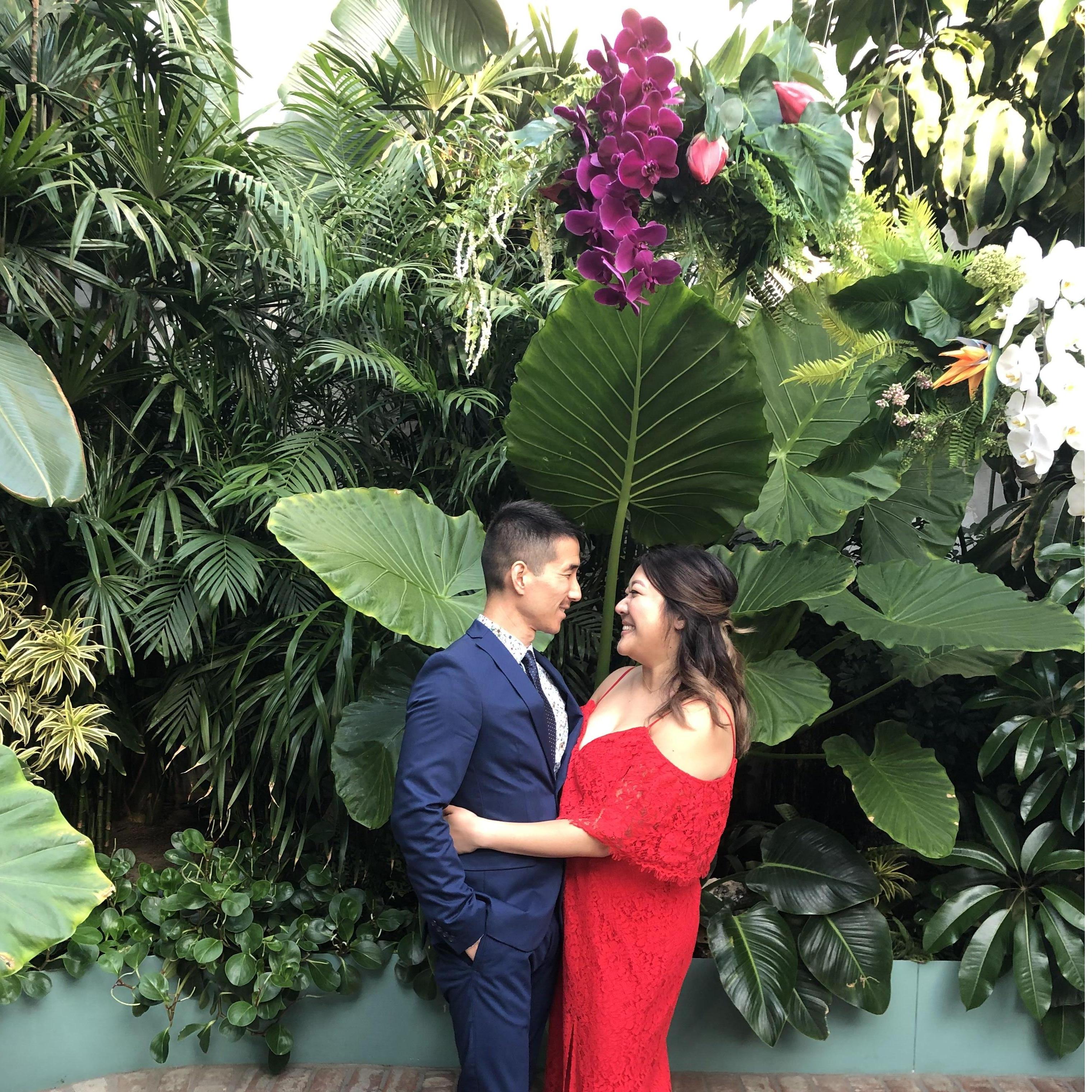 Our first wedding together!