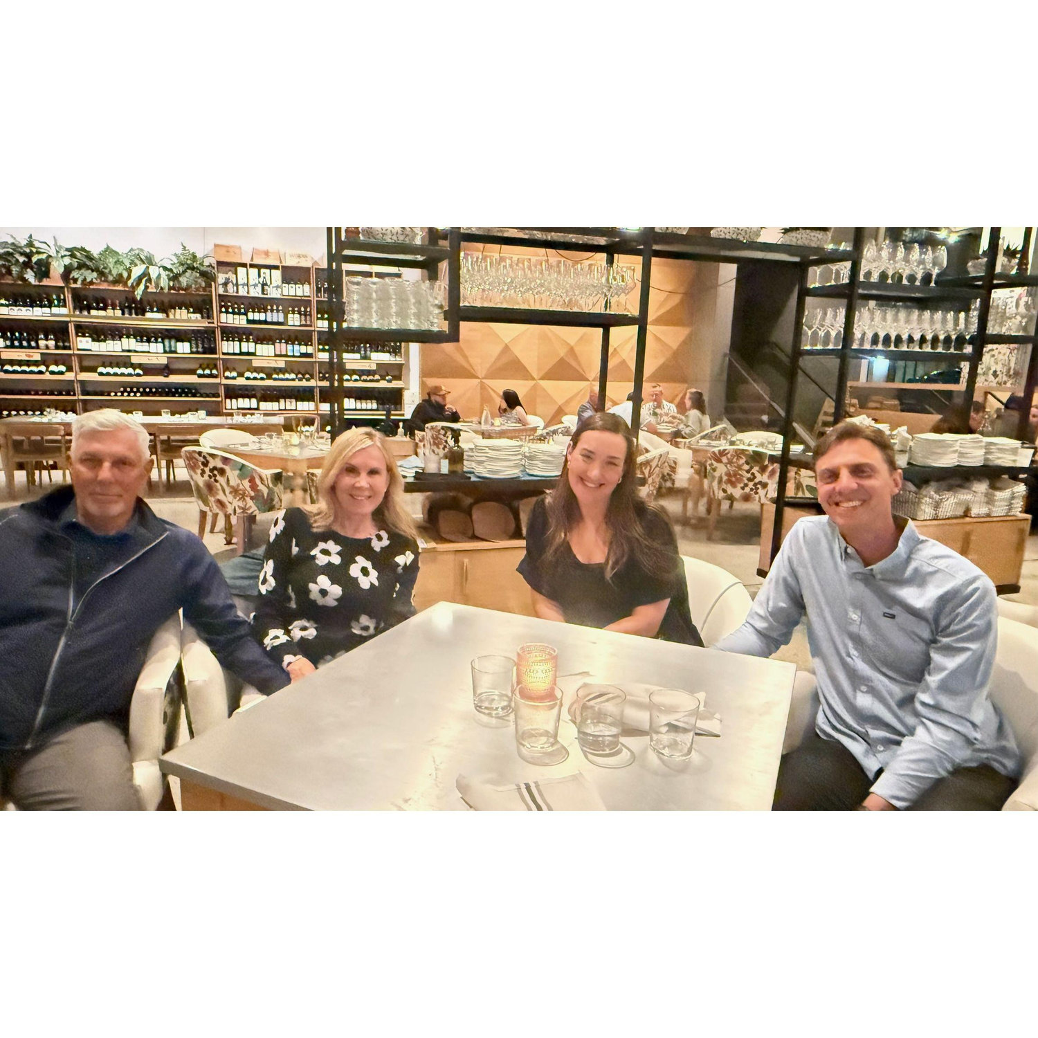 Celebrating Chad's Mom's birthday