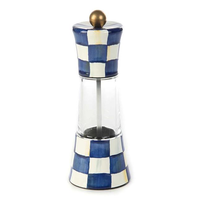 MacKenzie-Childs Royal Check Enamel Grinder