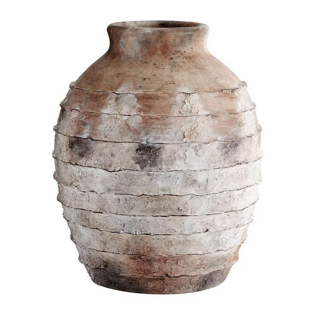 Artisan Vase, Natural - Ribbed