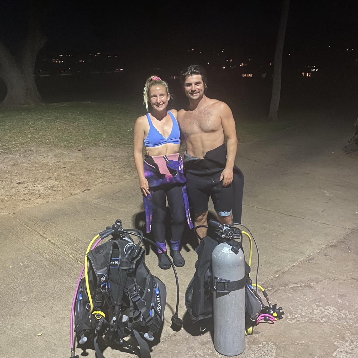 Riley's First Night Dive - 2021